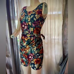 Vintage All That Jazz floral wrap dress